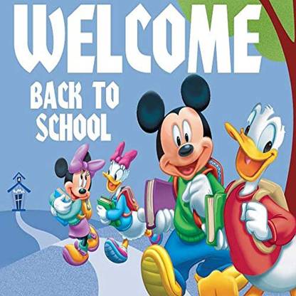 Welcome Back to School Mickey Mouse and Friends Poster 3D Poster