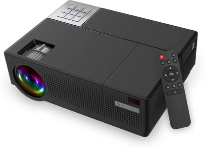 ZEBRONICS ZEB-LP4000 (4000 lm / Remote Controller) 1080p Full HD||Built in Speaker Projector