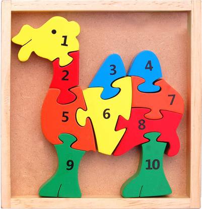 Little Genius Number Camel Interlocking Puzzle