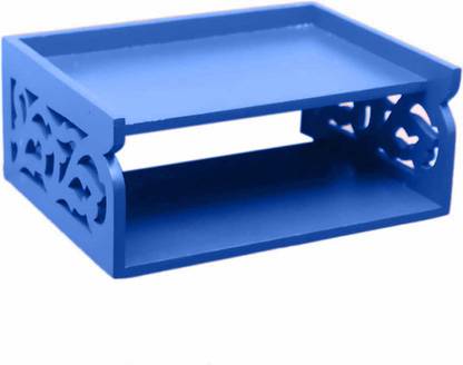 Ruby Perl Beautiful Wooden Wall set top box wifi stand MDF (Medium Density Fiber), Wooden Wall Shelf