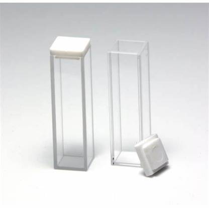 Apex Labs Lark Quartz Cuvette 0.5 ML, Micro cell with Frosted wall & lid Spectrophotometer
