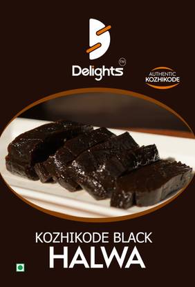delights Kozhikode Black Halwa 500gm pouch Pouch