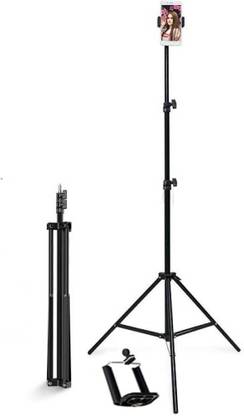 Whelked Hot Sale Metal 2.1m Light Stand 200cm Tripod for 6.9 feet Photo Studio Softbox Video Flash 2.1 meters Reflector Lighting Background 78 inch Stand Tripod Tripod