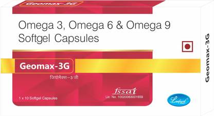 Leeford Geomax-3G Omega Softgel Capsules Pack of 4