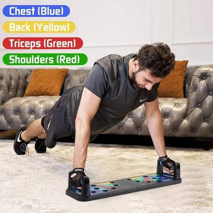 Fixfeels POWER PRESS PUSH-UP BOARD | FOR HOME FITNESS 11 IN 1 Push-up Bar