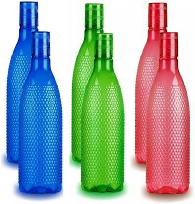 MANAKI TRADERS Premium water bottol leak proof 6 pieces combo 1000 ml Bottle