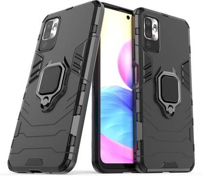 SONTY Back Cover for Redmi Note 10T 5G Armor Hard Case Graphic Design Heavy Duty D5 Ring holder Case