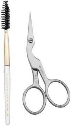 Tweezerman Brow Shaping Scissors and Brush Set - 2pc