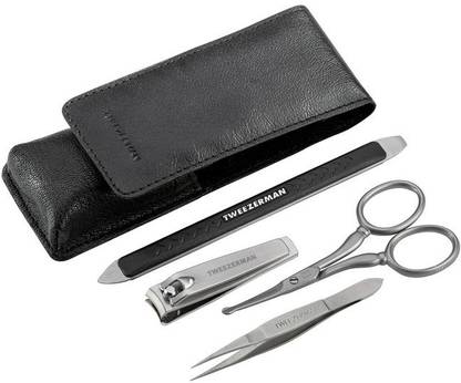 Tweezerman Men's Essential Grooming Kit - 4pc