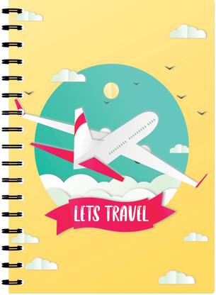 creative khidki Digital Printed A5 Notebook Unruled 140 Pages
