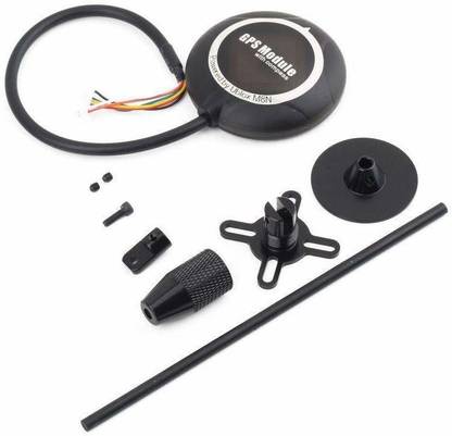 INVENTO M8N GPS Module with Compass + Foldable Mounting Bracket for Mini APM 2.6 2.8 PIX Phixhawk Flight Controllers (APM port) Automotive Electronic Hobby Kit