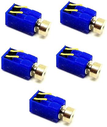 INVENTO 5Pcs Mini Vibration motor Electric Toys Motor DC 3V 4x8mm 20000 rpm for DIY Automotive Electronic Hobby Kit