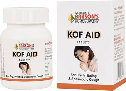 Bakson's Homoeopathy Kof Aid Tablets