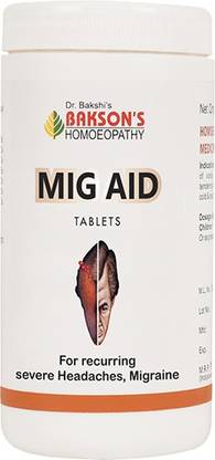 Bakson's Homoeopathy Mig Aid Tablets