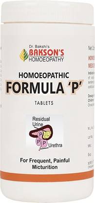 Bakson's Homoeopathy Homoeopathic Formula 'P' Tablets