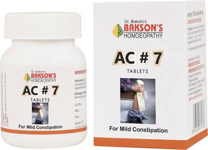 Bakson's Homoeopathy AC # 7 Tablets