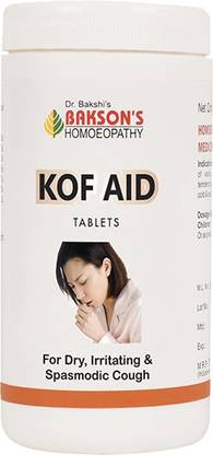 Bakson's Homoeopathy Kof Aid Tablets