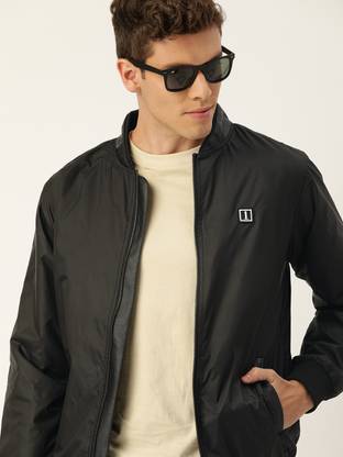 SINGLE Full Sleeve Solid Men Jacket