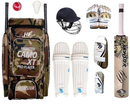HF CAMO XT 1000 SET OF 6 NO ( IDEAL FOR 11-14 YEARS ) COMPLETE Cricket Kit