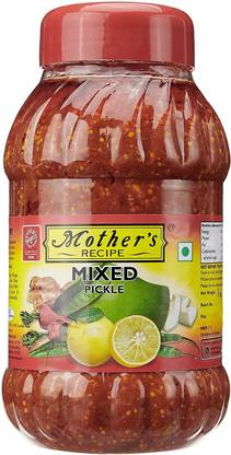 MOTHER'S RECIPE MIXED PICKLE 400 GRAMS Mango, Carrot, Lime, Green Chilli Pickle