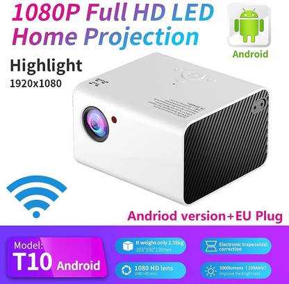 UNIC 1800 lm LED Corded Portable Projector