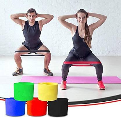 CROMIFY Resistance Bands Stretchable Exercise Mini Band to Workout Resistance Tube