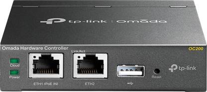 TP-Link OC200 Omada Hardware Controller Router 2.4 GHz 300 Mbps Wifi Speed Single Band Internal Antenna Ethernet (Cable Broadband)