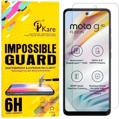 iKare Impossible Screen Guard for Moto G40 Fusion