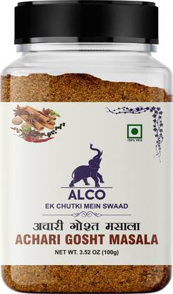 ALCO SPICES ALCO Achari Gosht Masala - Premium Meat Seasoning | 100% Vegetarian, Non-GMO, Gluten Free, Keto Friendly, Dairy Free, Paleo Friendly, Soy Free in Jar