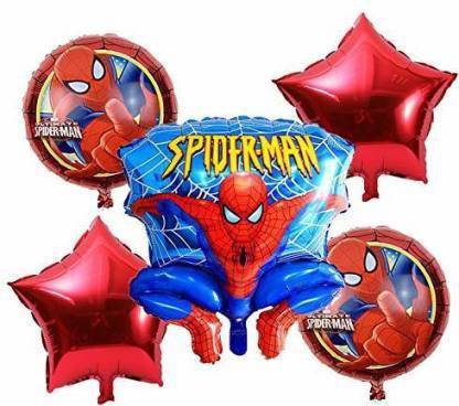 KR Printed SPIDERMAN Bouquet Foil Balloon Balloon