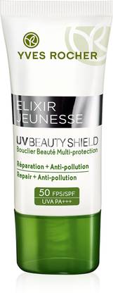 YVES ROCHER Elixir Jeunesse Uvbeauty Shield Multi-Protection Repair + Anti-Pollution 50 Spf Uva Pa+++
