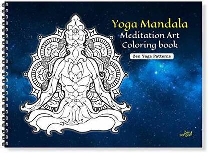 Yoga Mandala Meditation Art Coloring Book for Adults (Calming Mandala Zen Patterns)