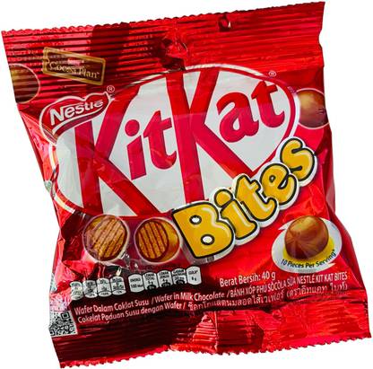NESTLE KitKat Bites Bag Imported 40g Crackles