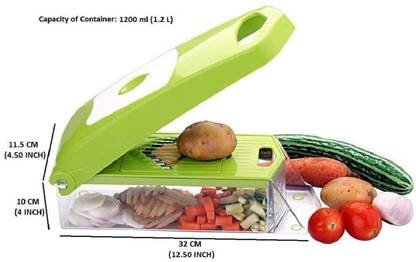 hu hub by HU HUB 12 IN 1 CHOPPER VEGETABLE Vegetable Scraper