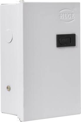 Huge 4 Way SPN MCB Box, Double Door MCB Distribution Board, Iron, Off White Distribution Board