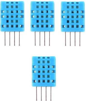 INVENTO 4pcs DHT11 Digital Temperature and Humidity Sensor Module Probe for Raspberry pi DIY Project Automotive Electronic Hobby Kit