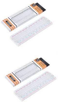 vinytics Arduino Breadboard MB102 Set (02Nos) Electronic Hobby Kit DIY Raspberry pi Compatible Best Quality Electronic Components Electronic Hobby Kit