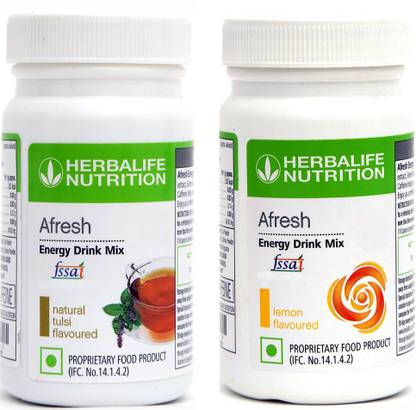Herbalife Nutrition AFRESH TULSI+LEMON COMBO Energy Drink