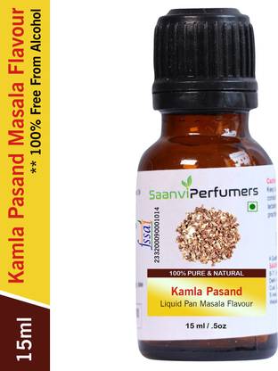 Saanvi perfumers Kamla Pasand Pan Masala Flavour For Used in Gutkha, Pan Masala, and Other Desserts (No Chemical | No Preservatives) Pan Masala Liquid Food Essence