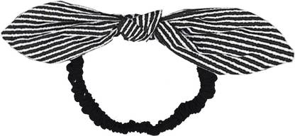 Aaishwarya Black And White Rabbit Ears Fabric Headband for Baby and Toddler. Head Band