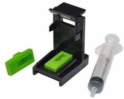 PRINTIFY Ink Suction Tool Kit For Cartridge & Nozzle Cleaning For HP 678 803 680 802 Black + Tri Color Combo Pack Ink Bottle