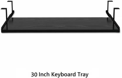 UniAart Wooden Keyboard Tray with Height Adjustable – Perfect Options for Office and Home Desk (11 x 30 Inch) Keyboard Tray