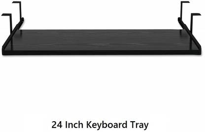 UniAart Wooden Keyboard Tray with Height Adjustable – Perfect Options for Office and Home Desk (, 11 x 24 Inch) Keyboard Tray