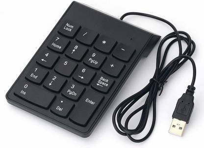 VOLTAEK USB 2.0 Wired Numeric Keypad Slim Mini Number Pad Digital Keyboard 18 Keys Numpad for iMac/Mac Pro/MacBook/MacBook Air/Pro Laptop PC Notebook Desktop. Wired Number Pad