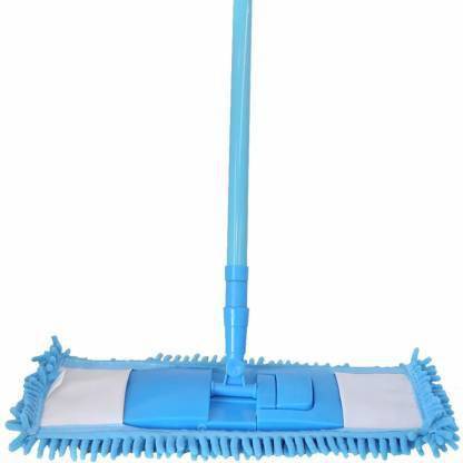 Buy From Best Wet And Dry Cleaning Flat Microfiber Floor Cleaning Mop With Telescopic Long Handle Dry Mop Wet & Dry Mop