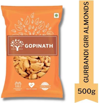 gopinath since 1964 Premium Gurbandi Badam Giri 500g Almonds