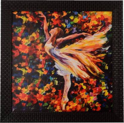 AVI CREATION GIRL ART Digital Reprint 9 inch x 9 inch Painting