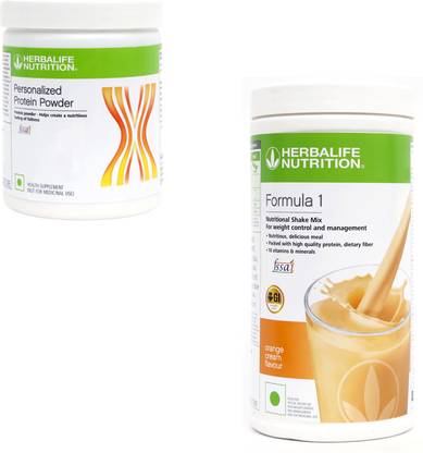 HERBALIFE Formula 1 Shake Orange Flavor With Protein Powder 200 Gram For Weight Loss Plant-Based Protein