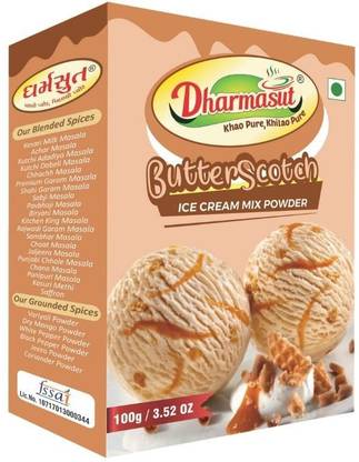 Dharmasut Butterscotch Ice Cream Mix Powder (Pack of 1) 100 g
