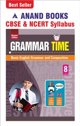 Anand Books Grammar Time 8 English Grammar & Composition Book For Class 8th (CBSE & NCERT Syllabus U.P. Board)